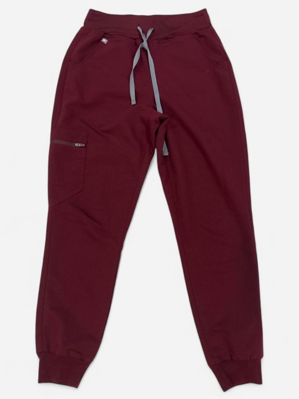 Women Burgundy colors Scrub Jogger Pants